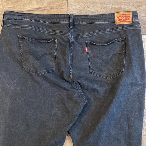 LEVI'S Black 414 Classic Straight Leg Jeans Size 22W - Picture 10 of 10